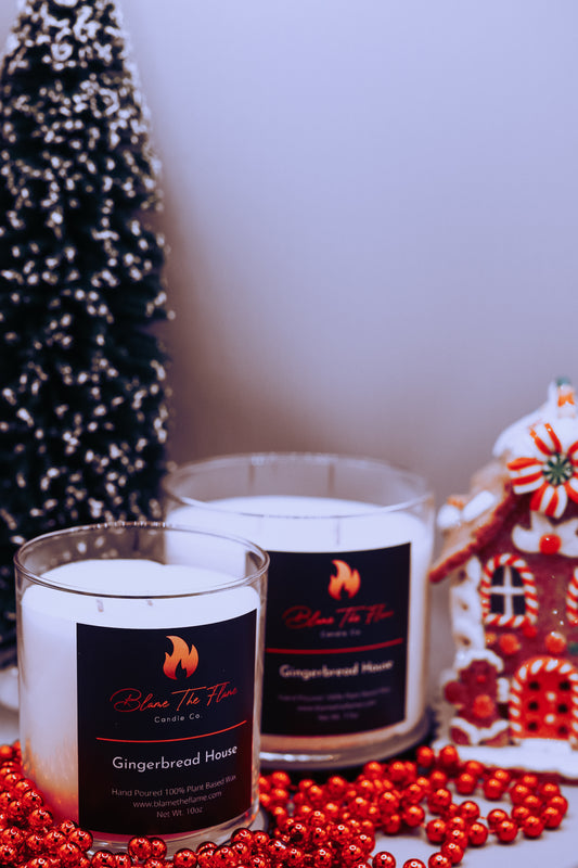 Gingerbread House Candle