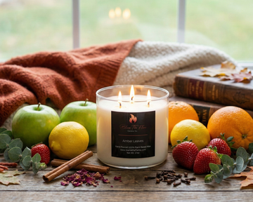 Amber Leaves Candle