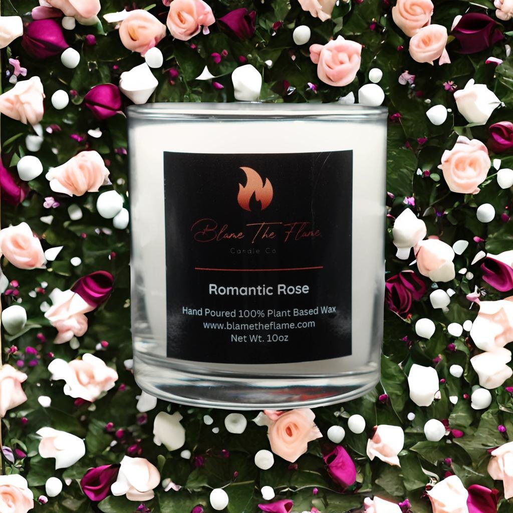 Romantic Rose Candle
