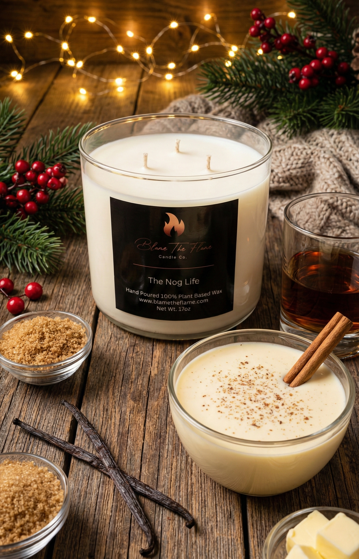 The Nog Life Candle