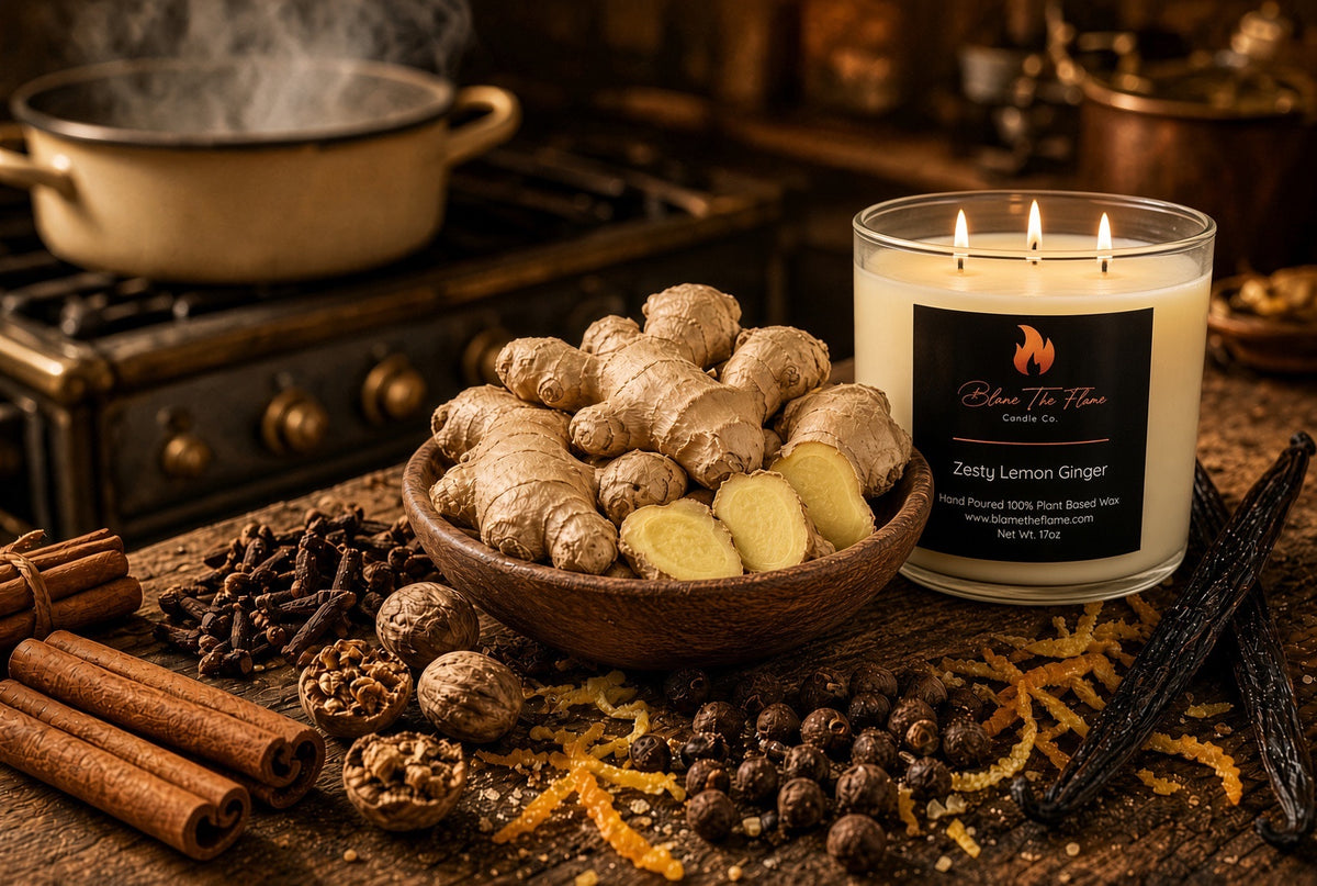 Zesty Lemon Ginger Candle